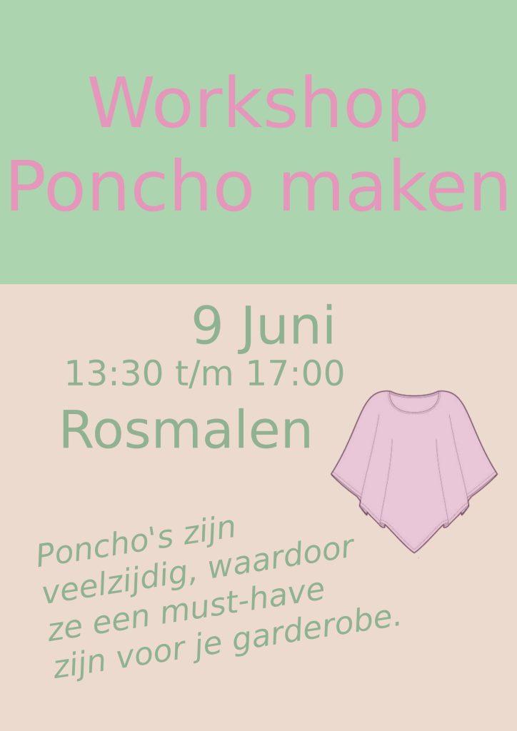 🪡Workshop poncho maken🪡